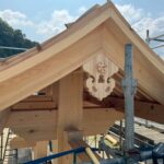 鳥居本撮影所　島原大門工事